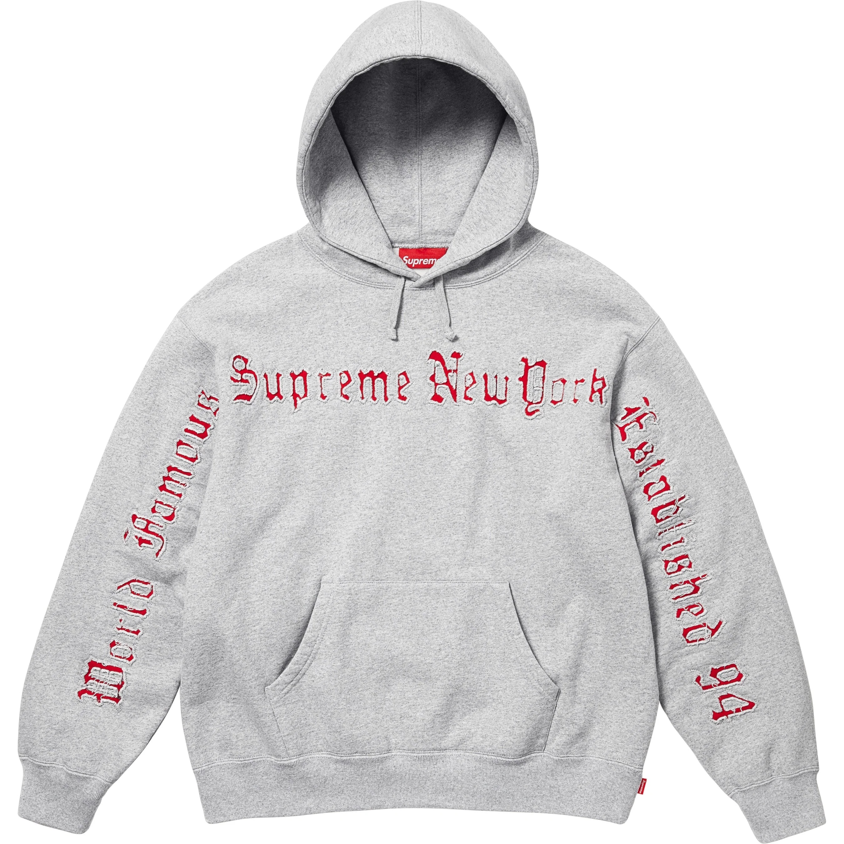 Contrast Cutout Hooded Sweatshirt view 3